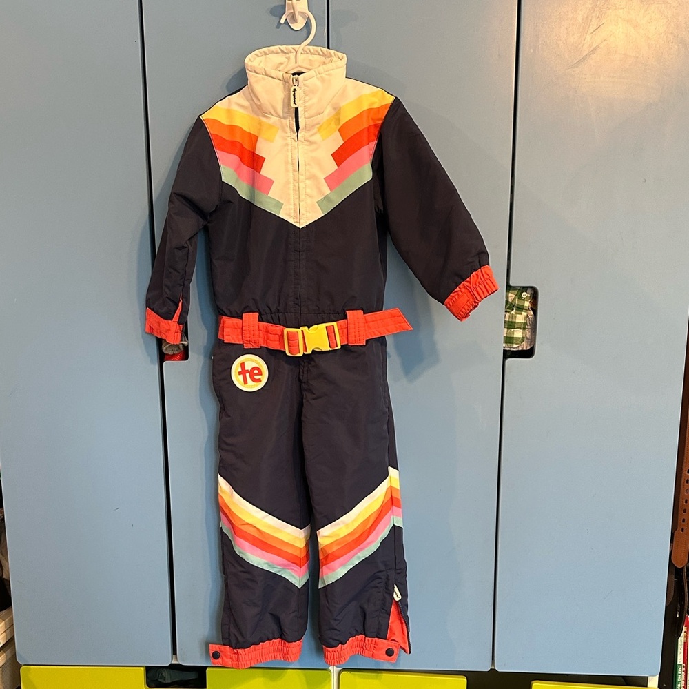 Tipsy Elves Kids Santa Fe Shredder Insulated Waterproof Snowsuit - Size XS